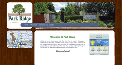 Desktop Screenshot of parkridgehoa.com
